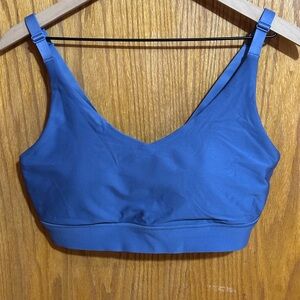 All in Motion Blue Sports Bra sz large